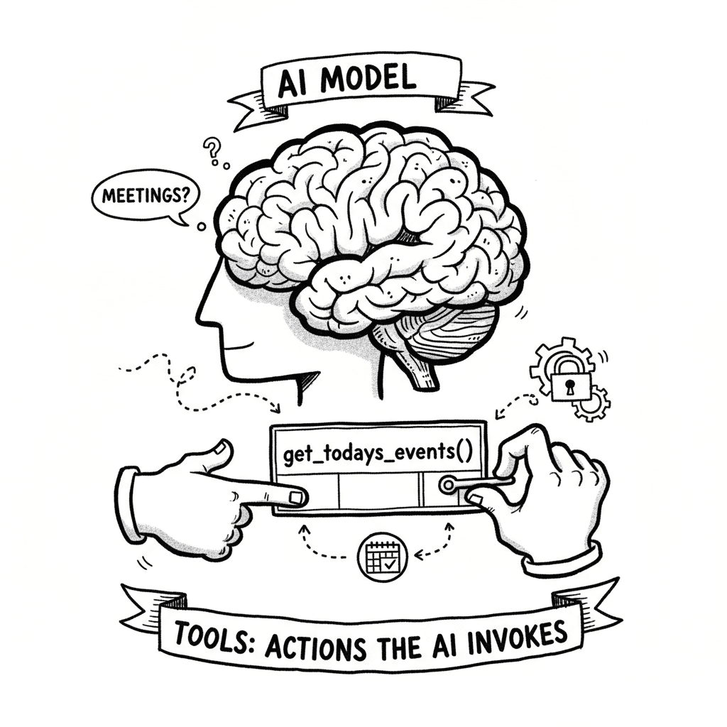 Tools: Actions the AI Invokes